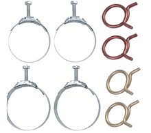 Load image into Gallery viewer, OER Radiator And Heater Hose Tower Clamp Kit 1958-1968 Chevy Pontiac Buick Olds
