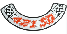 Load image into Gallery viewer, 421 Super Duty Air Cleaner Decal 1962-63 Bonneville Grand Prix Catalina Ventura
