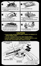 Load image into Gallery viewer, OER Trunk Lid Space Saver Jacking Instructions Decal 1974-1978 Firebird/Trans AM

