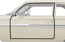 Load image into Gallery viewer, OER Door Frame Weatherstrip Set 1961-1964 Chevy Impala &amp; Full Size 2 Door Sedan