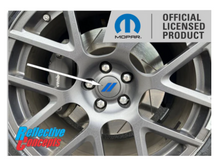 Load image into Gallery viewer, Red Rhombus Wheel Center Cap Overlay Decal Set For 2017-2023 Dodge Charger
