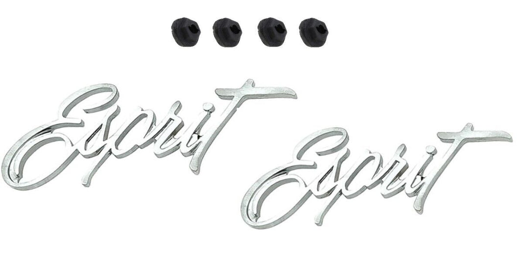 Reproduction Esprit Front Fender Emblem Set For 1976-1976 Pontiac Firebirds