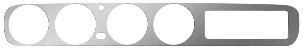 RestoParts Aluminum Dash Bezel Insert For 1965 Pontiac GTO LeMans and Tempest