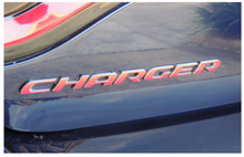 Load image into Gallery viewer, Red Charger Trunk Lettering Overlay Decal For 2015-2023 Dodge Charger
