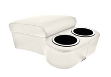 Load image into Gallery viewer, White Bench Seat Console With Drink Holders Musclecar Classic Hotrod
