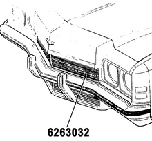 Load image into Gallery viewer, OER Grille Script Emblem For 1972 Bel Air Biscayne and Impala Models
