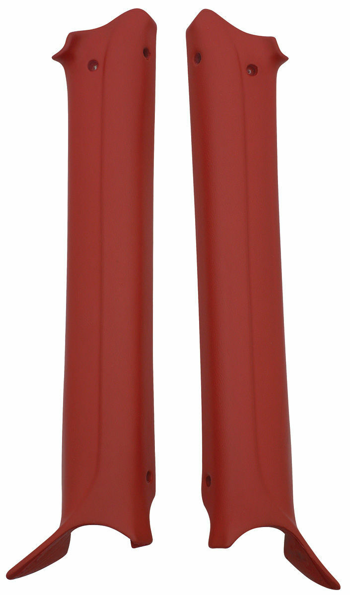 RestoParts Red Pillar Post Molding Set 1968-1969 GTO Lemans 442 Chevelle Post