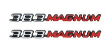 Load image into Gallery viewer, OER Zinc Diecast 383 Magnum Hood Emblem Set For 1970-1971 Dodge Challenger
