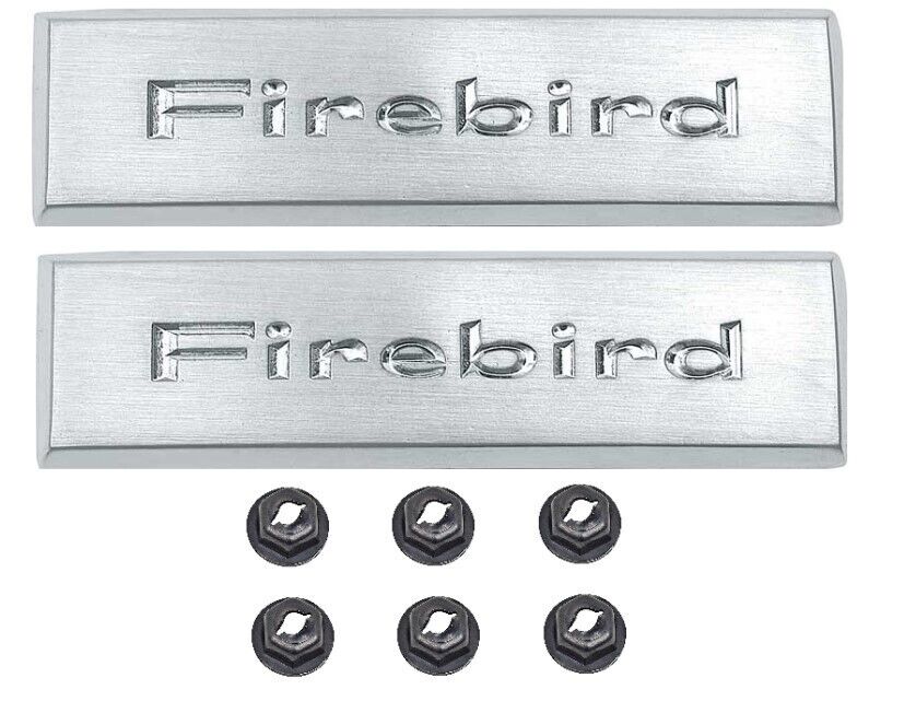 Interior Standard Door Panel Emblem Set For 1967-1968 Pontiac Firebird Models