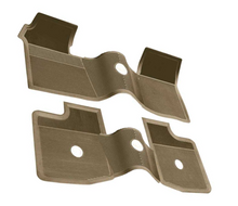 Load image into Gallery viewer, OER Fawn Bow Tie 2 Piece Rubber Floor Mat Set For 1961-1964 Bel Air Impala

