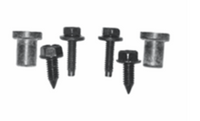 Load image into Gallery viewer, Radiator Bolt and Well Nut Mounting Hardware Set 1967-1969 Firebird and Camaro
