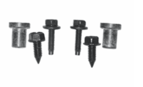 Radiator Bolt and Well Nut Mounting Hardware Set 1967-1969 Firebird and Camaro