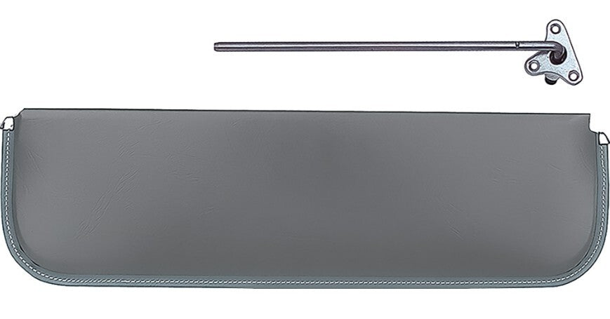 OER Right Hand Dark Gray Sun Visor With Bracket For 1947-1953 Chevy & GMC Trucks