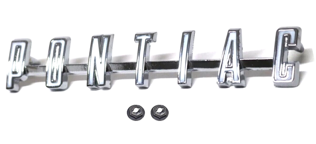 Diecast Trunk Rear Deck Lid Trunk Emblem For 1961 Pontiac Tempest and LeMans USA