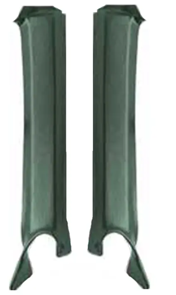 OER Dark Green Urethane Pillar Post Molding Set For 1969 Chevy Camaro Coupes