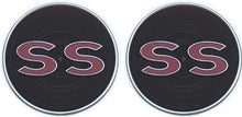 Load image into Gallery viewer, Trim Parts SS Interior Door Panel Emblem Pair For 1964 Chevrolet Impala SS
