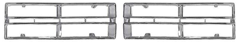 OER Chrome Grille Inserts For 1972 Ford F100 F250 and F350 Pickup Trucks