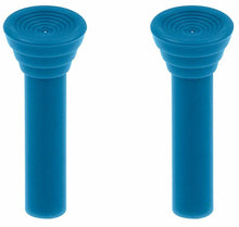 Load image into Gallery viewer, OER Blue Color Keyed Interior Door Lock Knob Set 1961-1966 Nova Impala Truck
