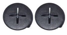 Load image into Gallery viewer, OER Black Inner Seat Belt Cover Access Plug Pair For 1978-1988 GM G Body Models
