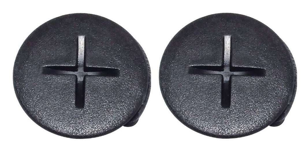 OER Black Inner Seat Belt Cover Access Plug Pair For 1978-1988 GM G Body Models