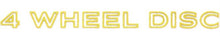 Load image into Gallery viewer, Gold 4 Wheel Disc Door Handle Insert Decal For 1970-1981 Firebird and Camaro
