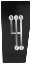 Load image into Gallery viewer, Trim Parts 4 Speed Console Shift Pattern Plate For 1968-1976 Chevy Corvette USA
