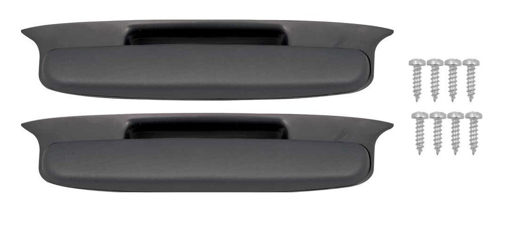 OER Black Armrest Assembly Set For 1957 Chevy Bel Air 2/4 Door Hardtop and Sedan