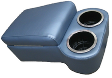 Load image into Gallery viewer, Sierra Light Blue BC Cruiser Bench Seat Console With Drink Holders Musclecar
