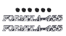 Load image into Gallery viewer, Reproduction Formula 455 Front Fender Emblem Set For 1972-1975 Pontiac Firebird
