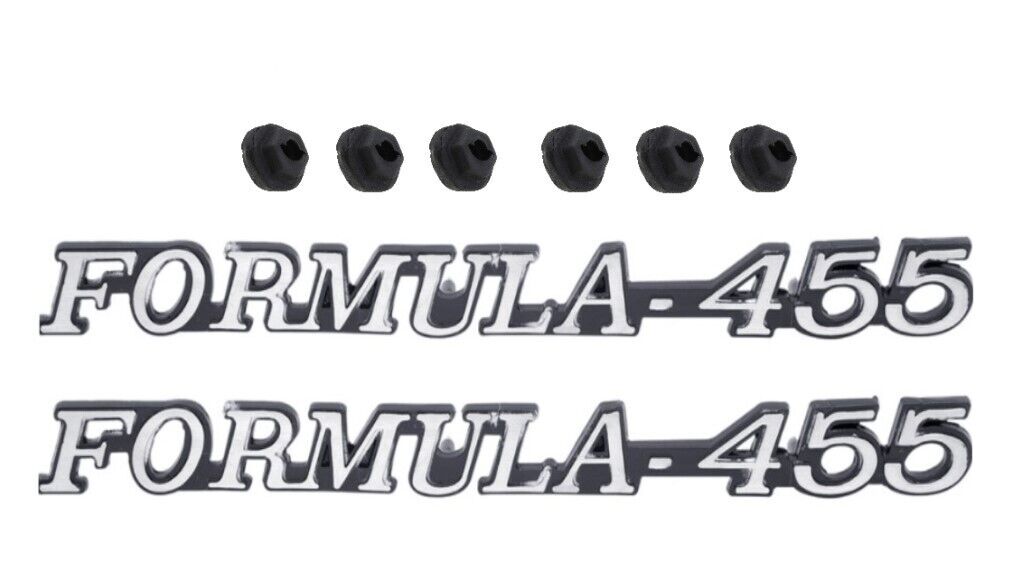 Reproduction Formula 455 Front Fender Emblem Set For 1972-1975 Pontiac Firebird
