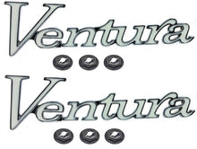 Load image into Gallery viewer, Chrome Script Fender Emblem Set For 1971-1977 Pontiac Ventura Models USA Made
