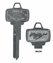 Load image into Gallery viewer, OER Original Type Ignition Key Blank W/ Pony and Ford Logo 1964-1966 Mustang
