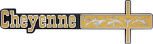 Load image into Gallery viewer, Trim Parts &quot;Cheyenne Dash Panel Emblem 1973-1974 Chevy Pickup Trucks
