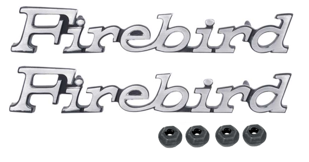 Reproduction Firebird Front Fender Emblem Set For 1970 Pontiac Firebird