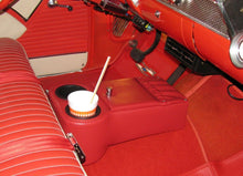 Load image into Gallery viewer, White Low Rider Universal Musclecar Hotrod Floor Console With Cup Holders
