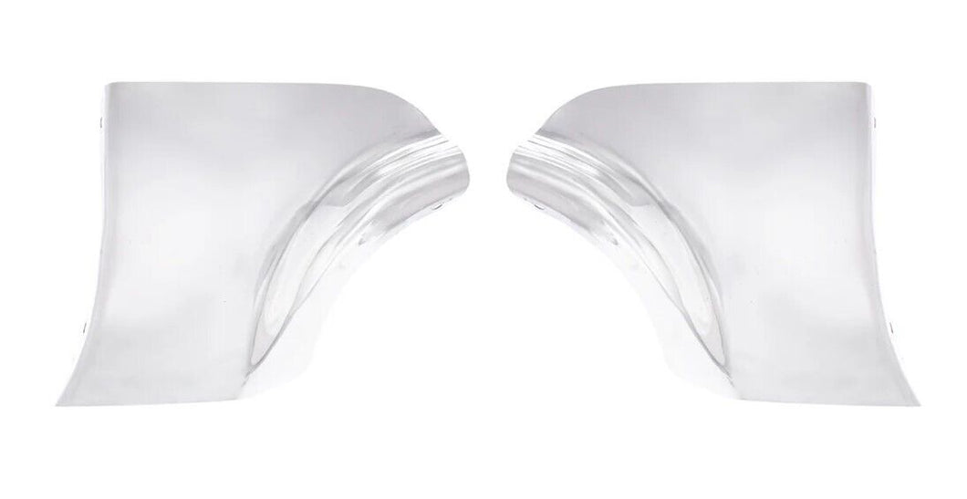 United Pacific Stainless Fender Skirt Scuff Pads For 1956 Chevy Bel Air 150 210