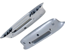 Load image into Gallery viewer, OER Silver Front Armrest Base Set For 1957 Chevy Bel Air 2/4 Hardtop and Sedan
