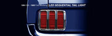 Load image into Gallery viewer, United Pacific Sequential LED Tail Light Set &amp; Flasher 1964-1966 Ford Mustang
