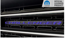Load image into Gallery viewer, Flat Black Front Grille Emblem Overlay Decal For 2015-2023 Dodge Challenger
