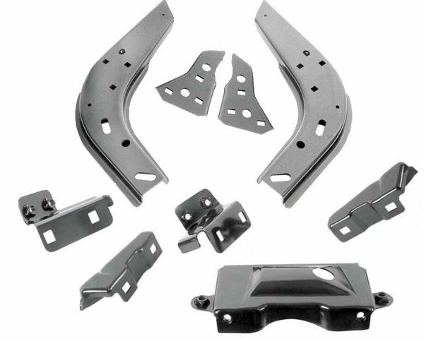 OER EDP Coated Front and Rear Bumper Bracket Set 1969 Pontiac Firebird/Trans AM