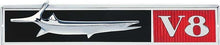 Load image into Gallery viewer, OER 18&quot; x 4&quot; 3 Dimensional Photorealistic Metal Sign With Barracuda V8 Logo
