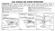 Load image into Gallery viewer, Reproduction Jack Instruction Decal For 1958 Pontiac Chieftain and Starchief
