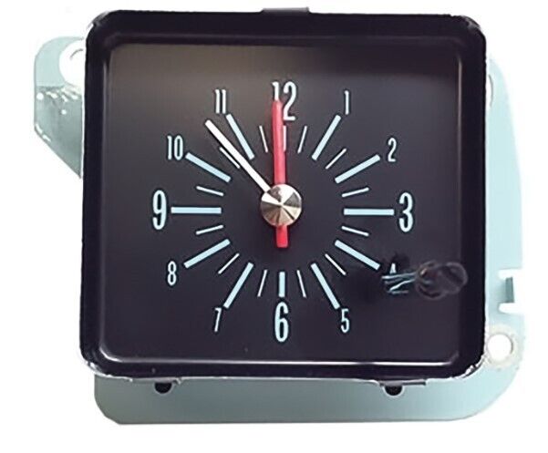 OER In-Dash Clock With Green Numbers For 1968-1969 Chevy II Nova Models