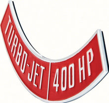 Load image into Gallery viewer, OER Die-Cast 396 With 400 HP Air Cleaner Emblem Set For 1955-1972 Chevy Models
