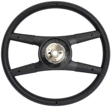 Load image into Gallery viewer, OER Black 4-Spoke Steering Wheel Rope Wrap Design For 1977-1981 Chevy Camaro Z28
