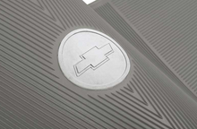 Load image into Gallery viewer, OER Fawn Bow Tie 2 Piece Rubber Floor Mat Set For 1961-1964 Bel Air Impala

