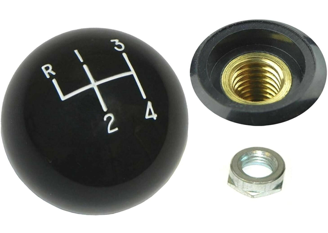 Black 4 Speed Hurst Gear Shift Knob 3/8