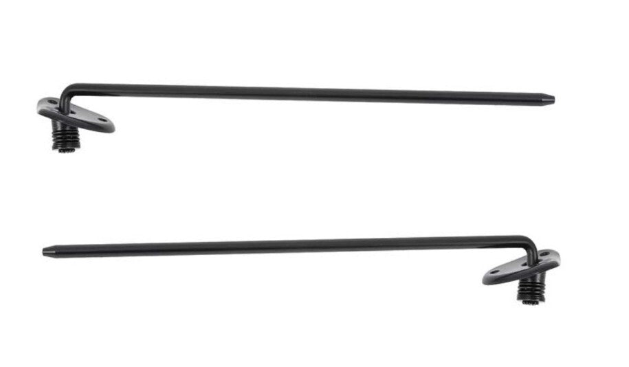 OER Black Sun Visor Bracket Set For 1973-1987 Chevy/GMC Truck Blazer Suburban