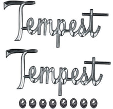 Load image into Gallery viewer, Tempest Quarter Panel Fender Script Emblem Set For 1966 Pontiac Tempest USA Made
