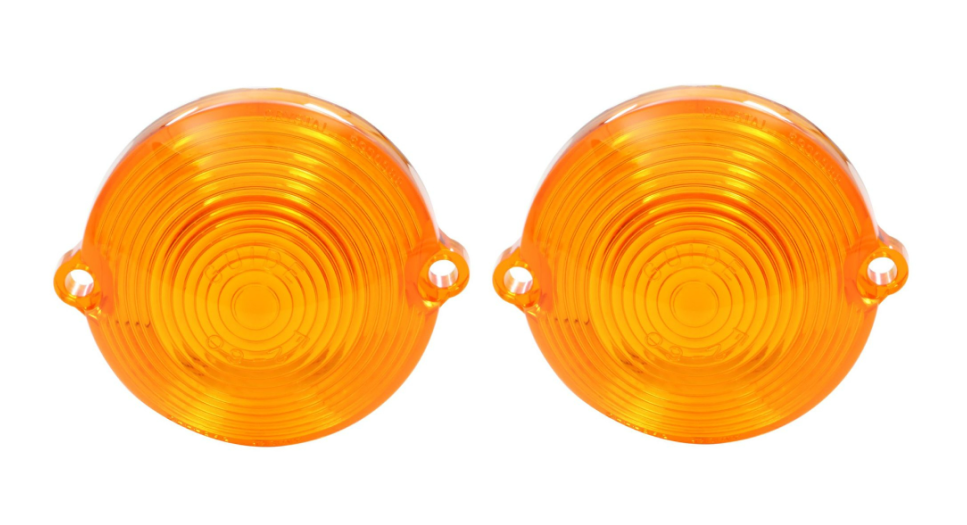 Trim Parts Amber Parking Light Lens Set 1963-1967 Chevrolet Corvette